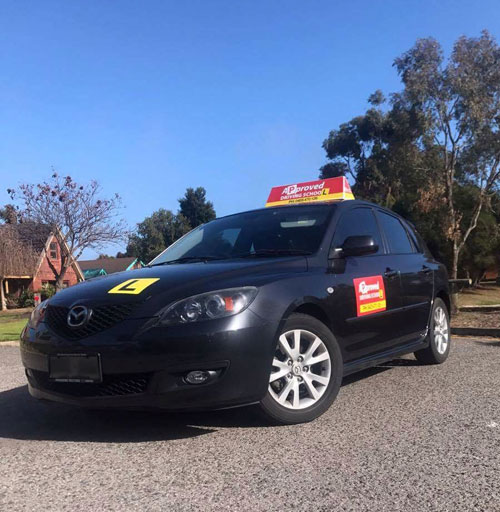 approved adelaide driving school car